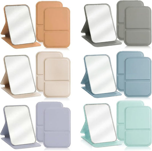 Compact Folding Pocket Mirrors - 18 Pack Mini Makeup Mirrors for Travel & Daily Use | Perfect for Women’s Parties