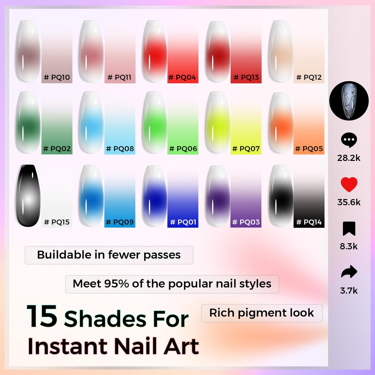 Glamonade Airbrush Gel Nail Polish