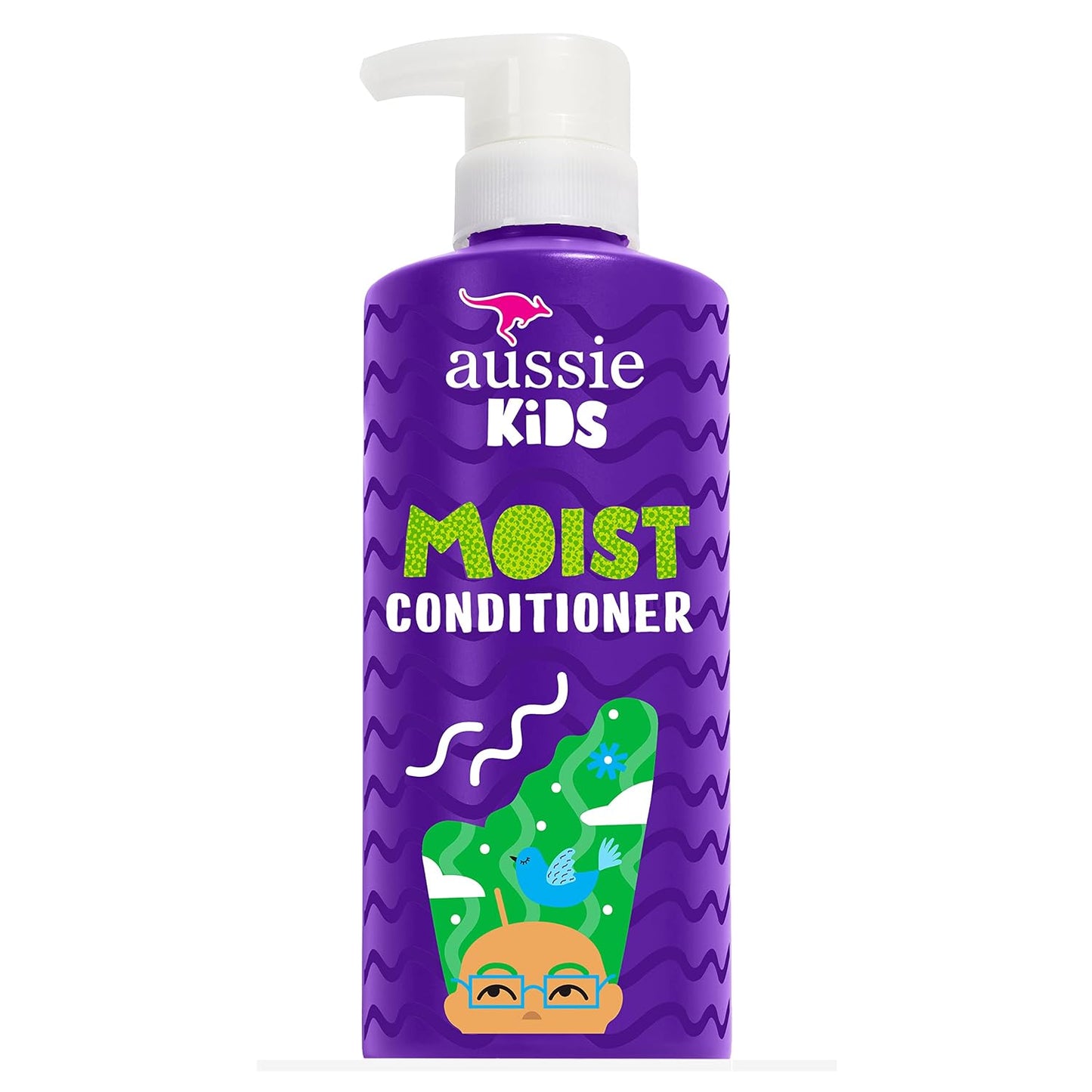 Aussie Kids Moist Sulfate-Free Conditioner - Nourishing Formula for Kids | 16 fl oz, Pack of 4