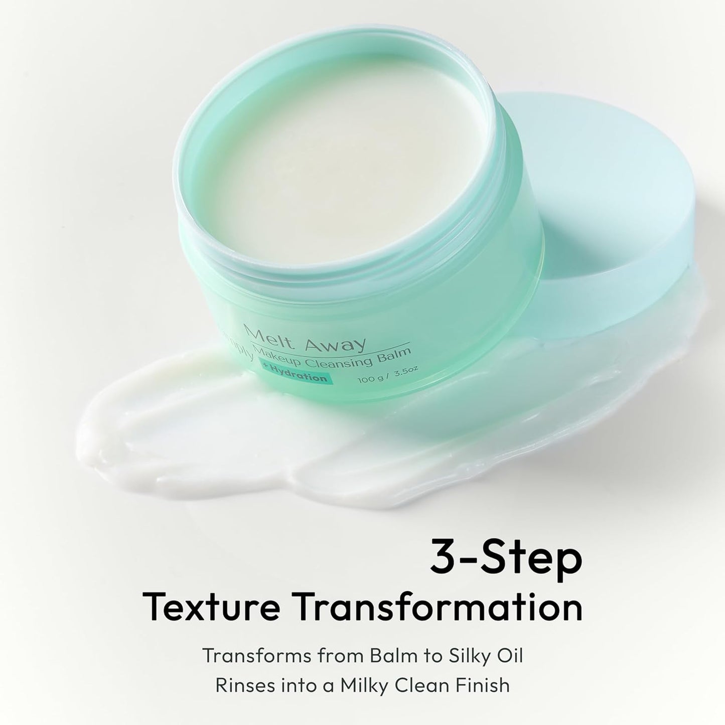 BioSimply Makeup Cleansing Balm - Hydrating Makeup Remover with Hyaluronic Acid | 3.5oz / 100g