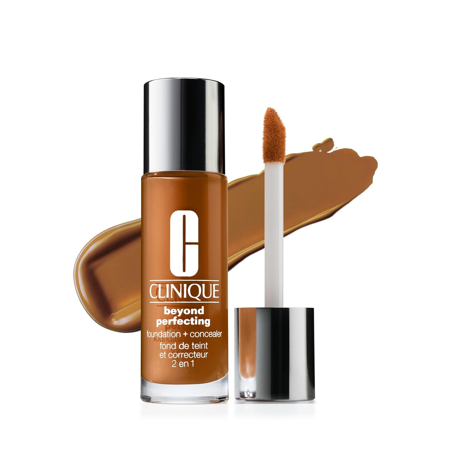 Clinique Beyond Perfecting Liquid Foundation & Concealer - Full Coverage, Natural Matte Finish for All Skin Types | 1 Fl Oz