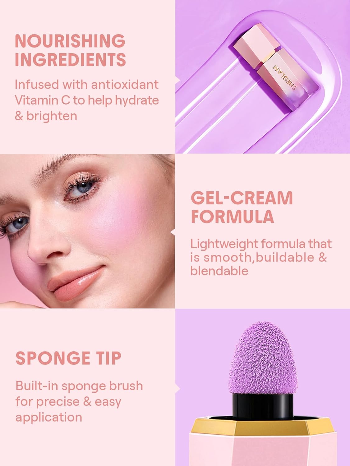 Color Bloom Liquid Blush - Lilac Dream | Long-Lasting, Buildable Formula for Flawless Cheeks