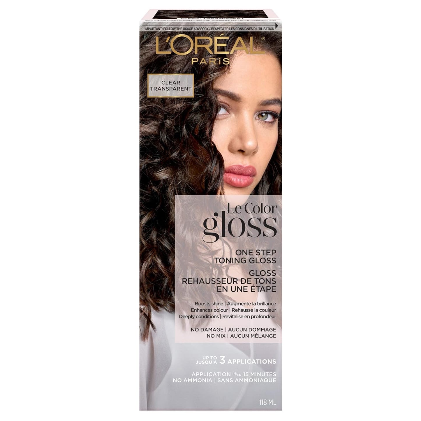 L’Oréal Paris Hair Gloss - One Step Toning Treatment for Auburn Hair | 4 Ounce