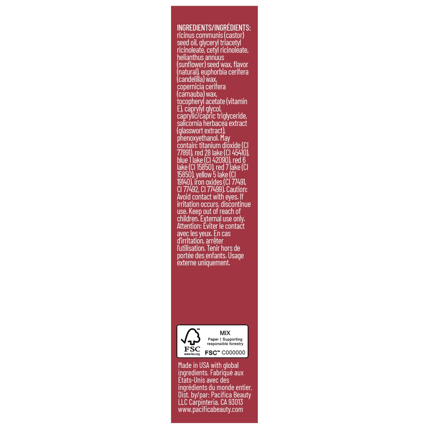 Pacifica Cinnamon Sugar Lip Buttercream, Tinted Lip Balm, Vegan and Cruelty-Free, Cushiony Hydrating Treatment with Vegan Waxes, Oils, Vitamin E, Sheer Buildable Tint