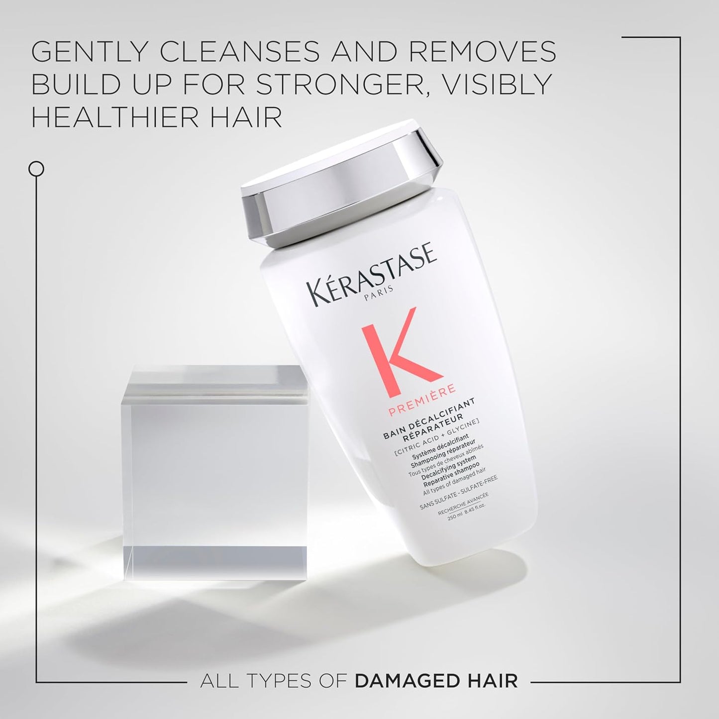 Kerastase Sulfate-Free Hair Repair Shampoo - Strengthens & Smoothes All Damaged Hair Types | With Citric Acid