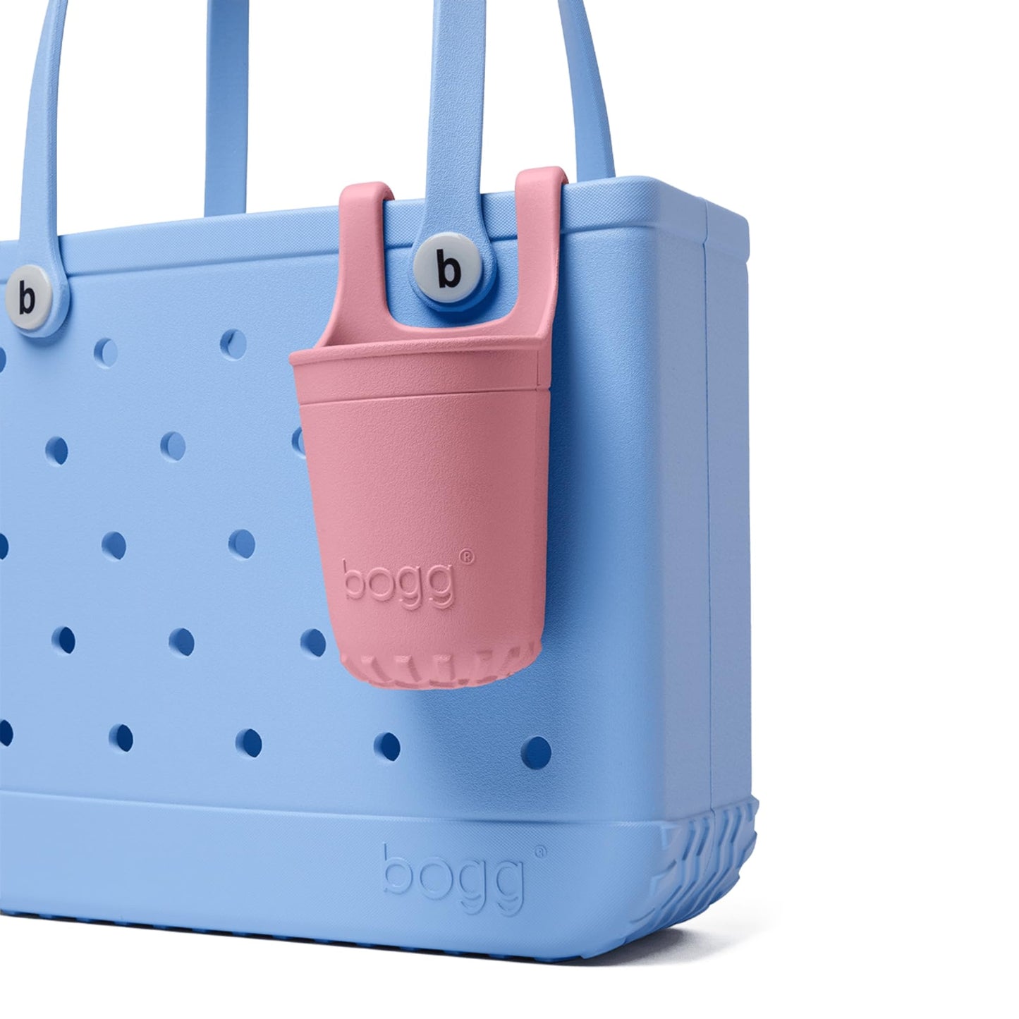 BOGG BAG - Bevy - Blowing Pink Bubbles - Cup & Water Bottle Holder, Organizer - 4in L x 3.5in W x 5.25in H - Drink Accessory fits All Bogg Bags - Lightweight, Washable, Durable - All Purpose EVA