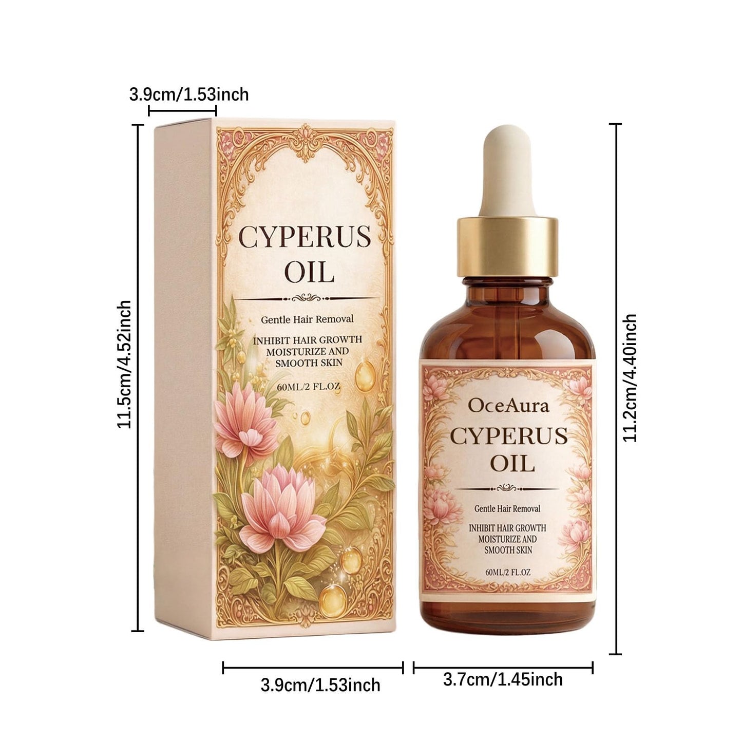 Rotundus Oil for Hair Removal, 2026 New Professional Hair Removal Oil, Organics Hair Removal for Women, Moisturizing Soothing, Gentle Formula, Safe for Sensit