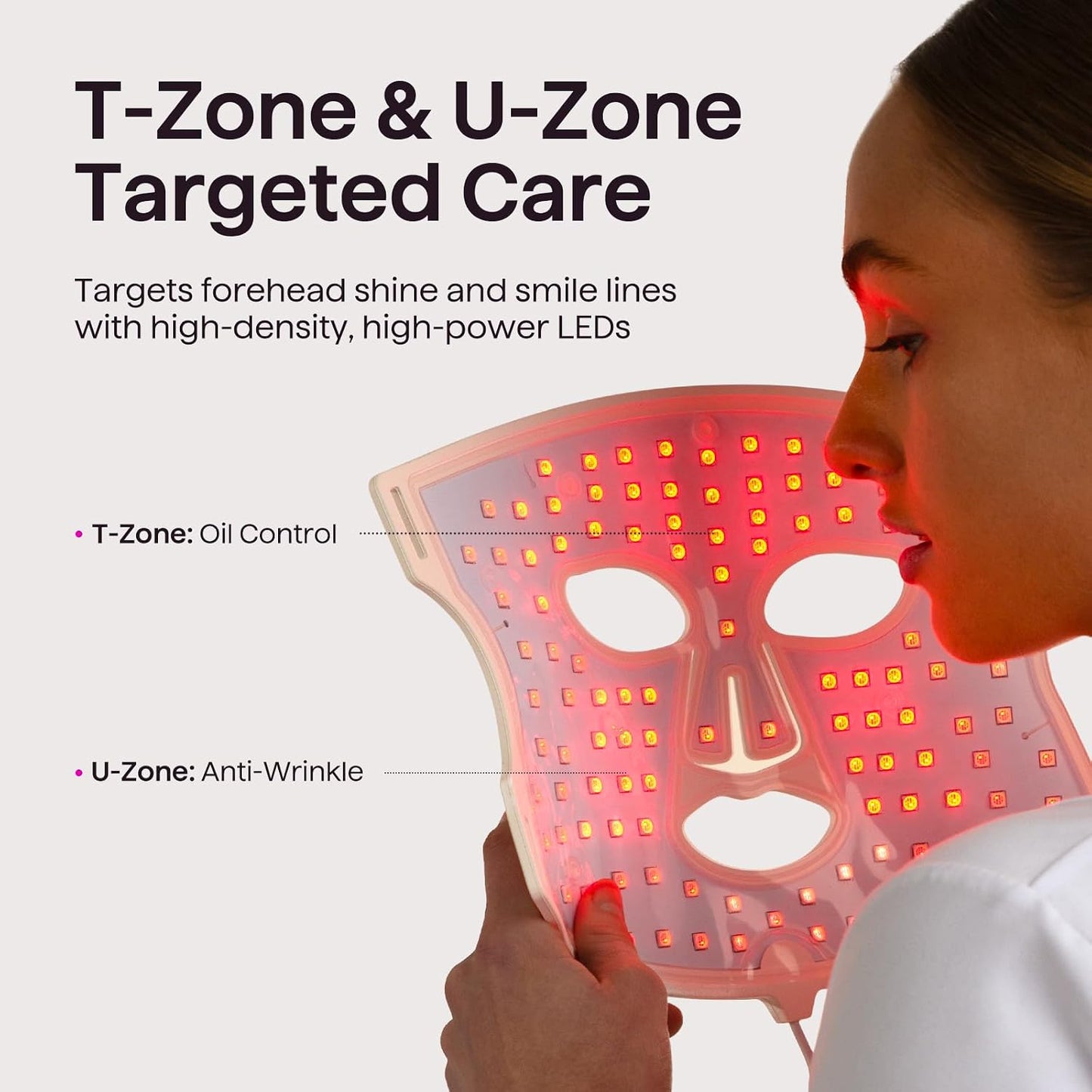 Red Light Therapy Mask for Face - LED Light Therapy for Anti-Fine Lines, Acne Treatment & Skin Rejuvenation | Multi-Color Options