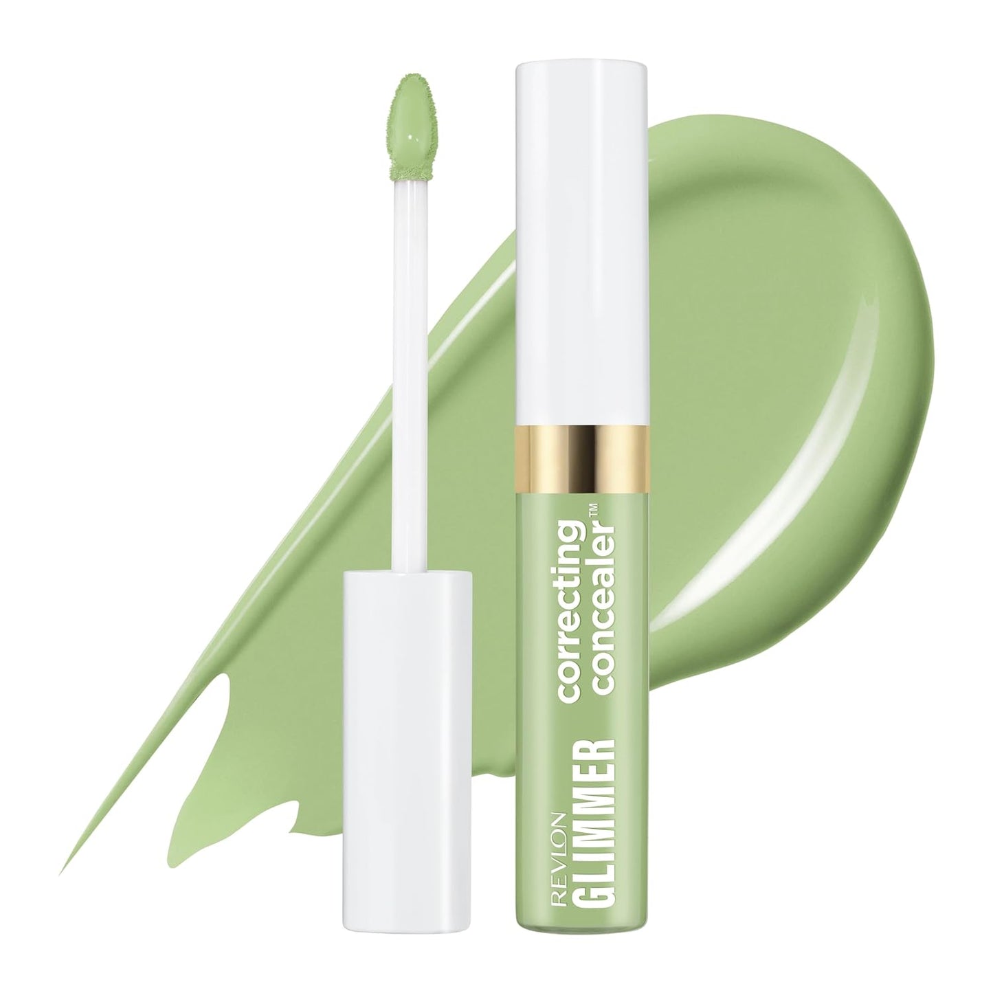 Revlon Glimmer Concealer - Liquid Under Eye Makeup with Caffeine & Vitamin C | Light Coverage, 0.3 fl oz, Pink