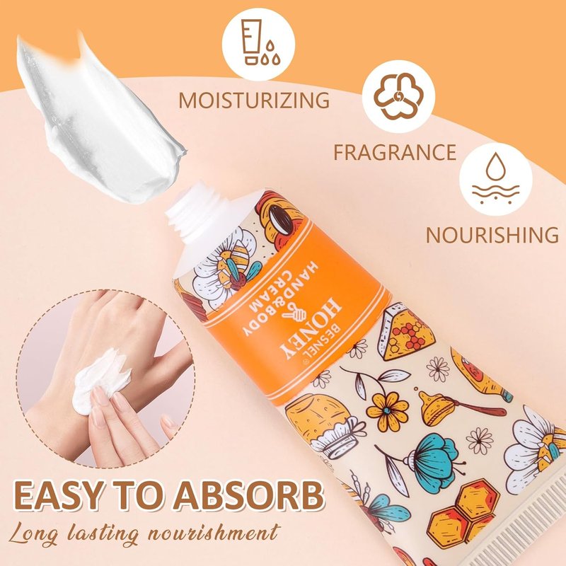 BESNEL Hand Cream Gift Set - 24 Pack Mini Lotion for Dry Hands | Ideal Teacher Appreciation & Graduation Gifts