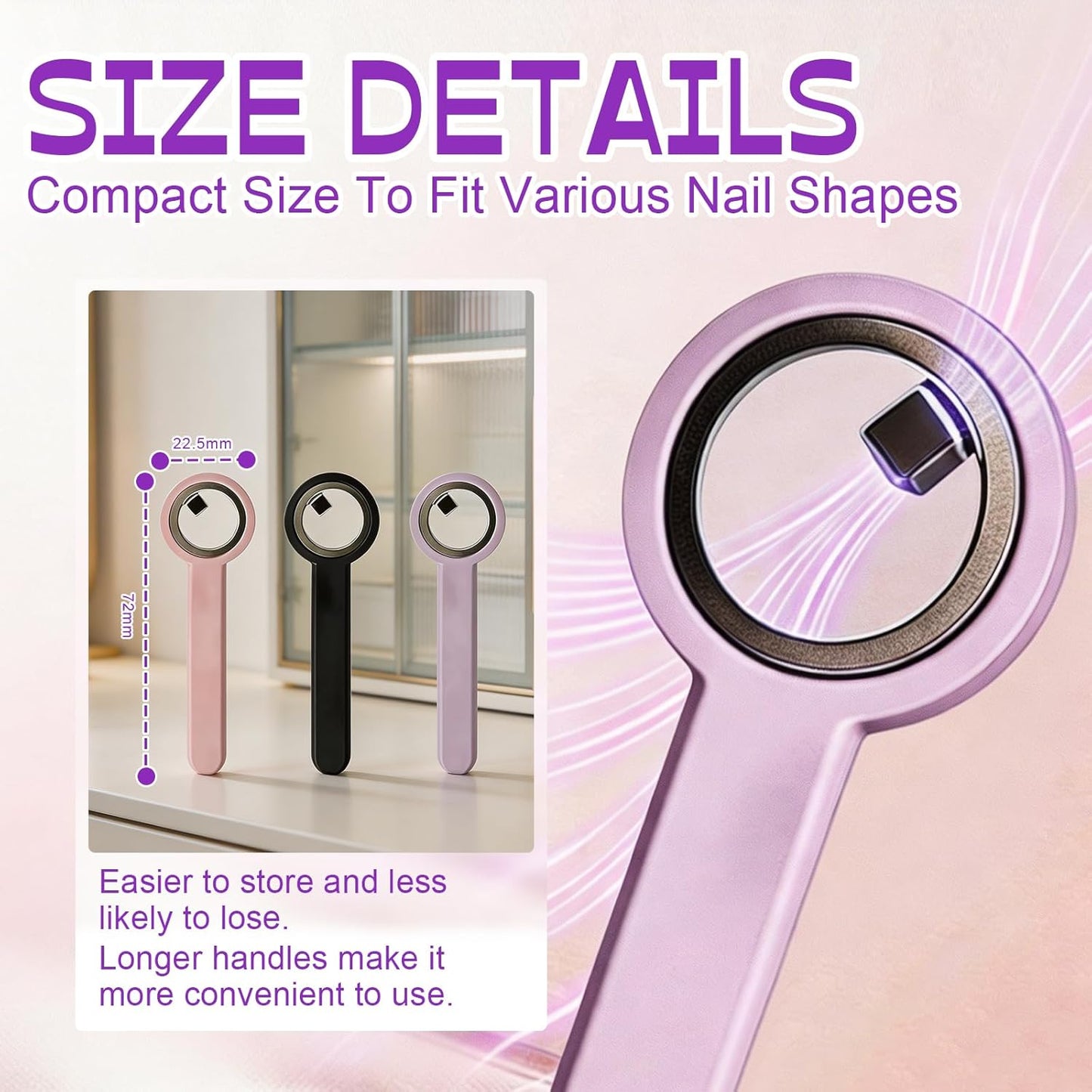 Cat Eye Nail Magnet Tool - 3 Pcs Ring-Shaped Design for Stunning Nail Art | Portable 2-in-1 Circle & Y Shape