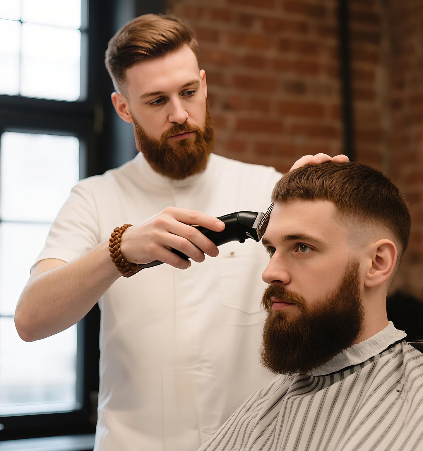 Professional Hair Clippers for Men Beard Trimmers Set Grooming Kit with LCD Display Cordless Electric Trimmers Gift for Men Women Barber Kid(Black)