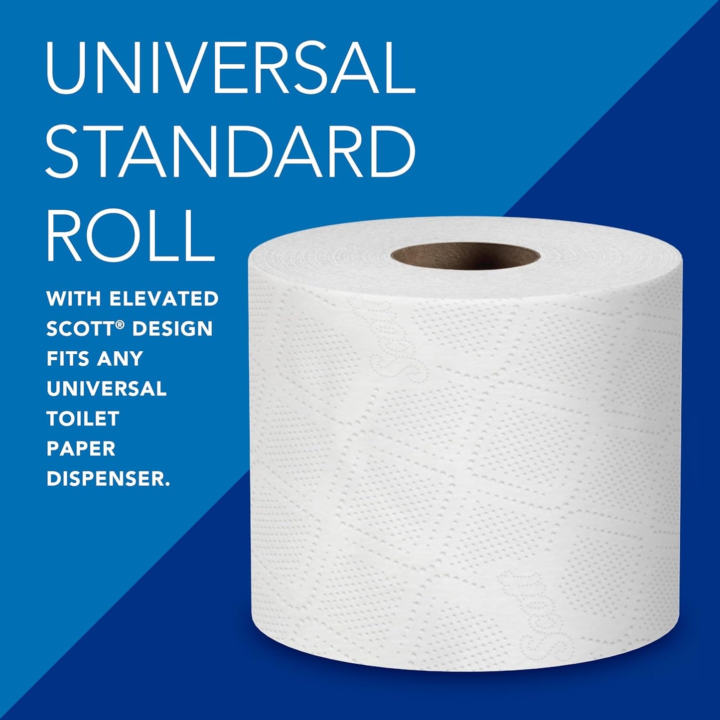 Scott Professional 100% Recycled Fiber Toilet Paper - 2-Ply, Individually Wrapped | 80 Rolls, 37,840 Sheets