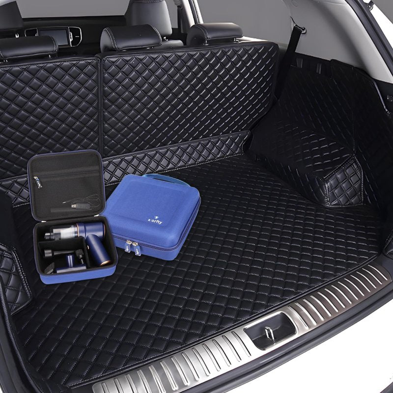 worfty Hard Travel Case for KMM Handheld Car Vacuum Cleaner, Portable Auto Vacuum Cleaner Accessories Storage Bag Carrying EVA Case for KMM LT-117C 9000Pa Air Duster(Box Only)