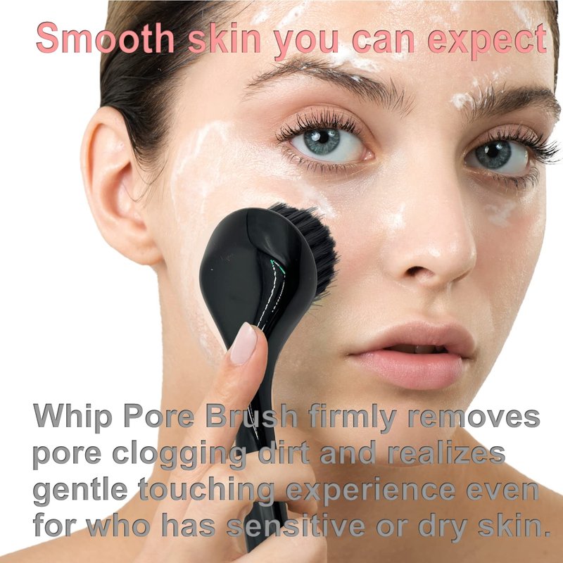 Japanese Soft ''Whip Pore'' Face Cleansing Brush by VESS