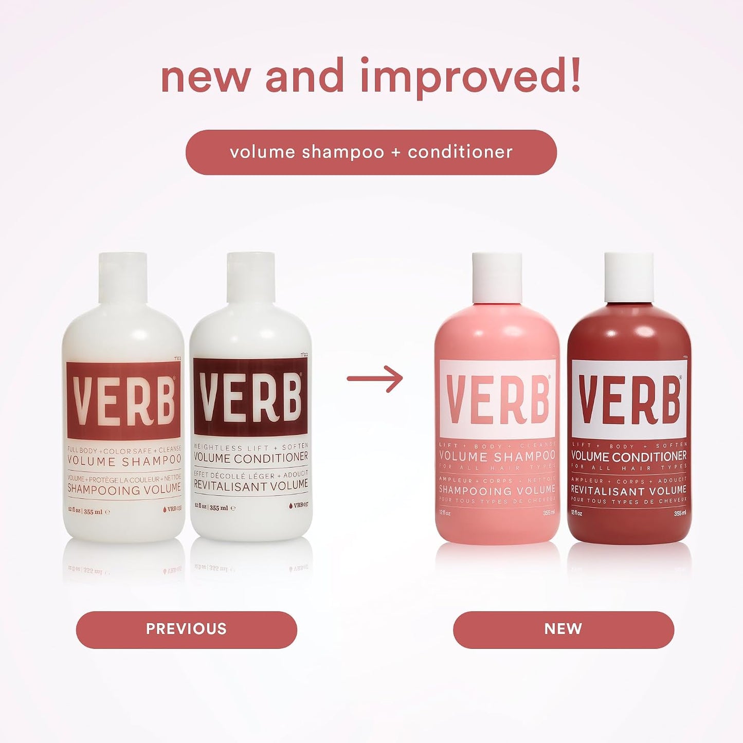 VERB Volume Shampoo - Sulfate-Free Formula for Lifting Flat Hair | Gentle Cleansing