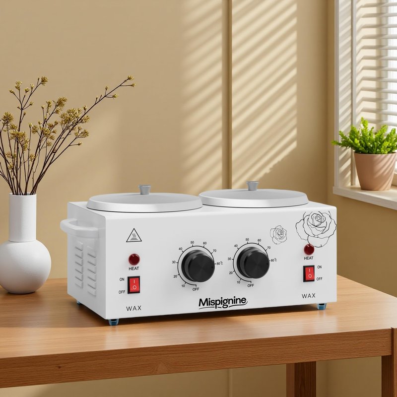 Double Wax Warmer Professional for Hair Removal, Large Wax Pot Electric Waxing Heater for Spa and Salon Equipment.
