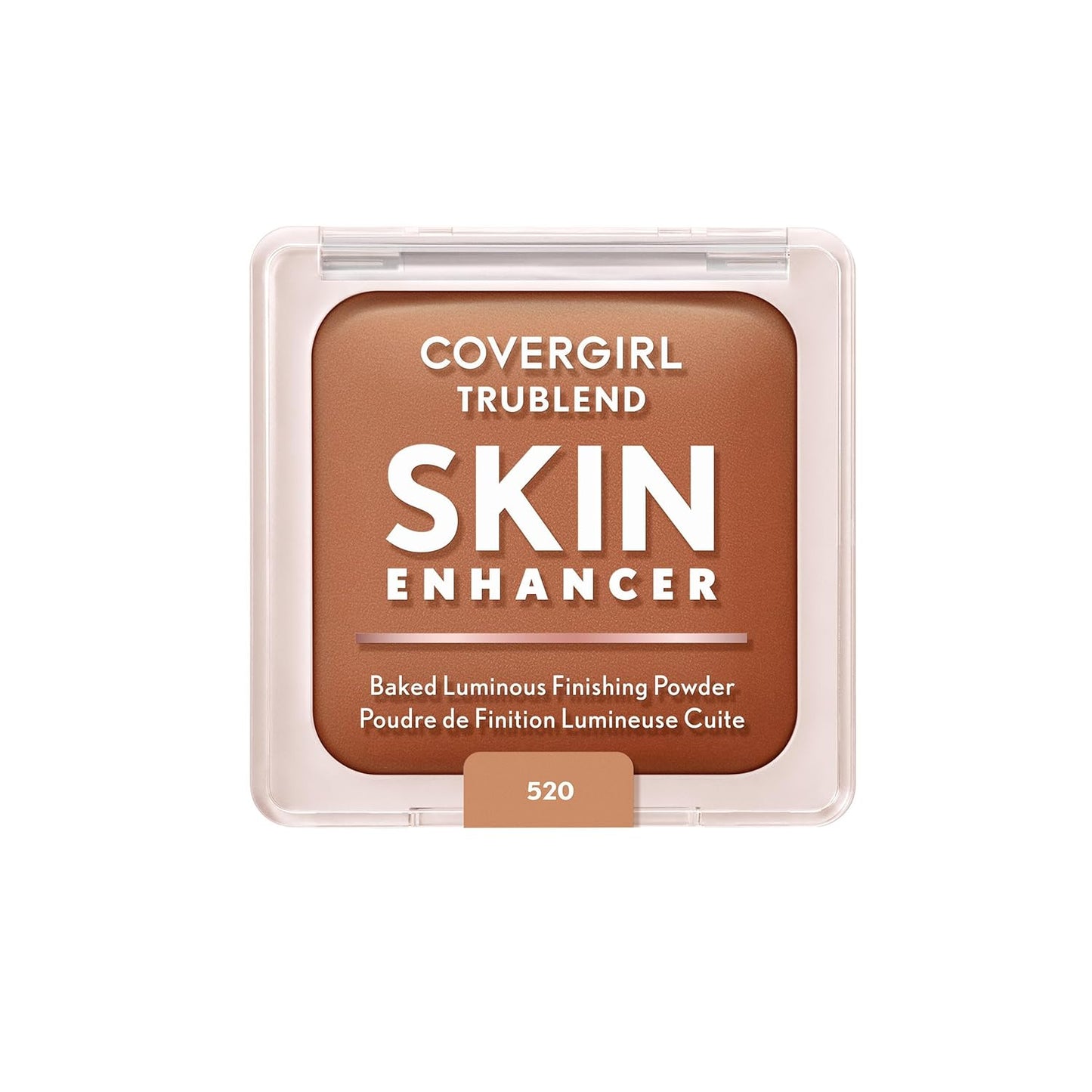 COVERGIRL TruBlend Skin Enhancer - Baked Luminous Face Powder with Hyaluronic Acid & White Rose Extract | 520 Cinnamon Roll