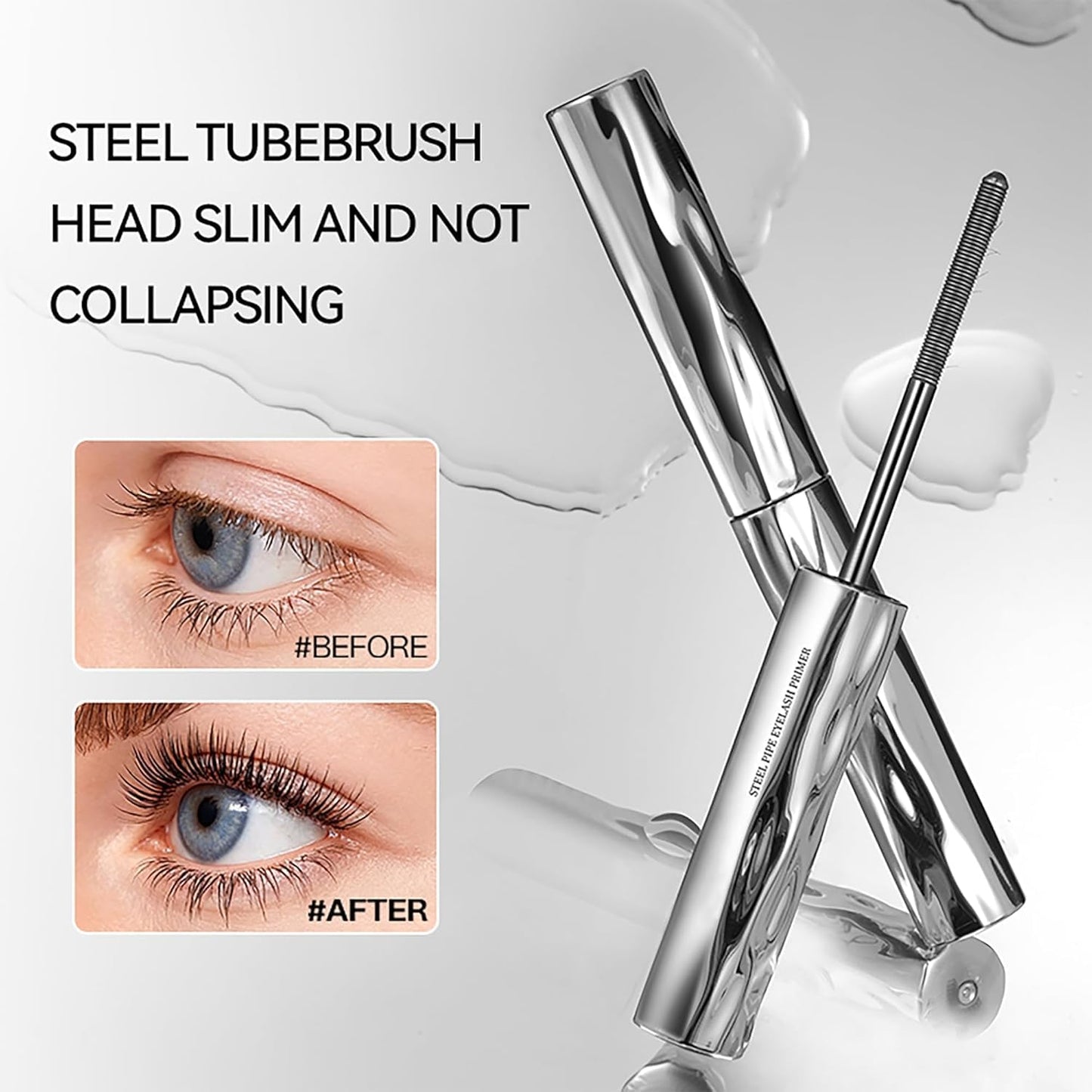 Iron Wand Mascara, Long Lasting Waterproof Mascara (3.5g)