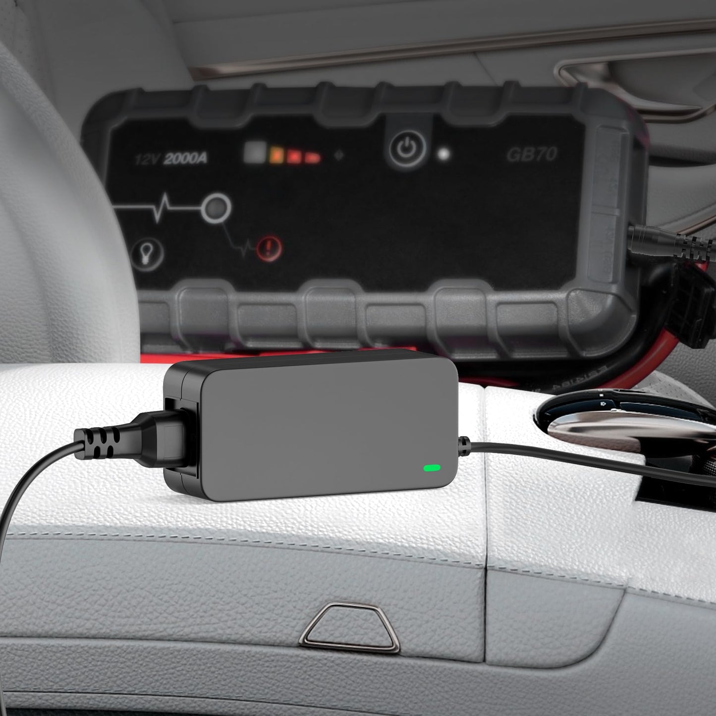 14V Charger for NOCO GB70 GB150 Compatible with NOCO Jump Starters GB70, GB150, GB250+, GB251+, GB500, GB500+, Power Adapter for Genius Boost Ultra Safe Lithium Battery, XGC4, XGC Connector Cable