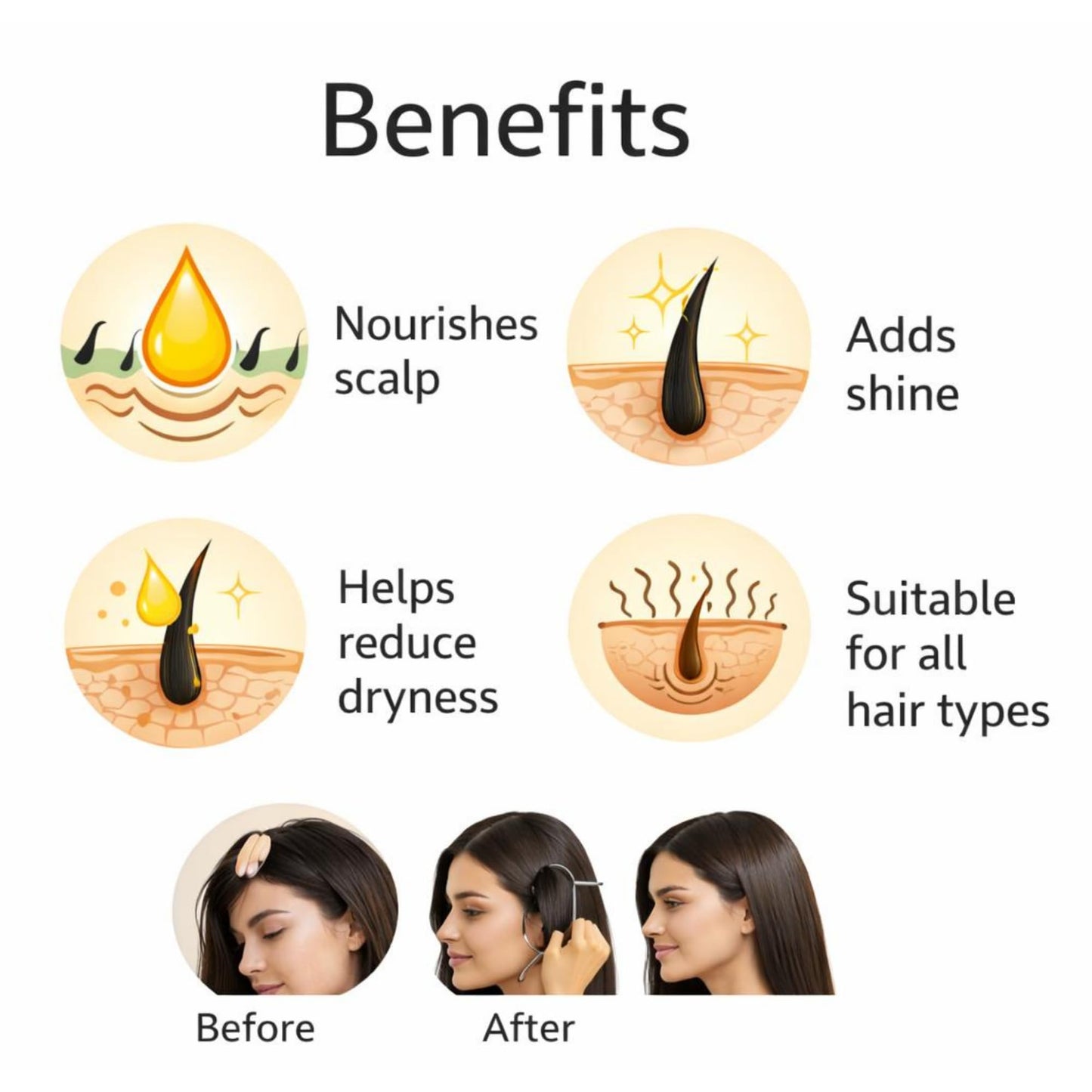 THERAVITARX 100% Pure Batana Oil for Hair & Skin, Cold Pressed Natural Moisturizing Oil for Dry Hair, Scalp & Skin Care, Glass Dropper, 60ml (2 fl oz)