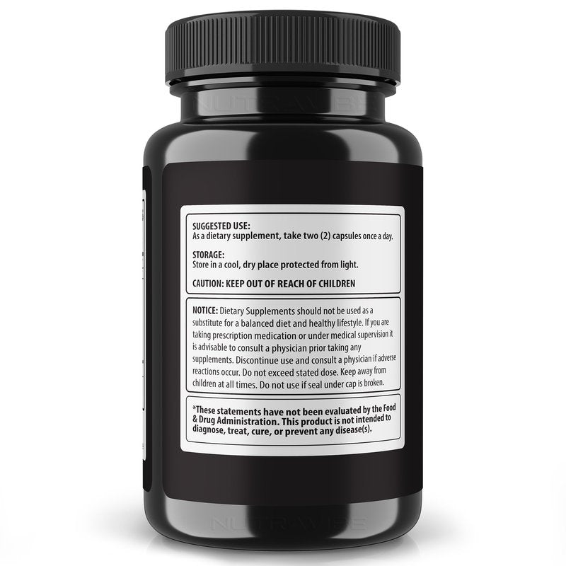 NutraVibe LeanPeak Capsules – Daily Balance Supplement for Energy & Active Lifestyle, Natural Ingredients for Healthy Body Shape & Digestion, Easy-to-Swallow Capsule, Non-Habit Forming (60 Capsules)