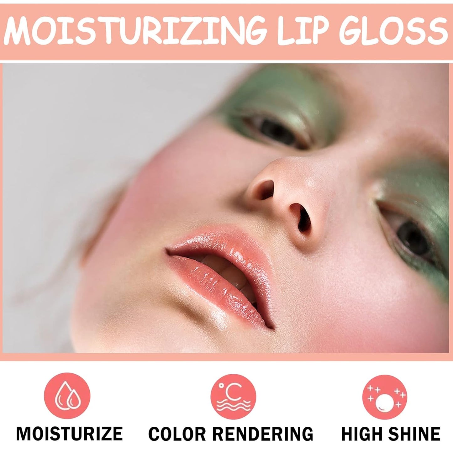 Light Lip Gloss Set - 6PCS Nude Pink Lip Gloss Kit | Moisturizing & Plumping Formula for Women & Girls