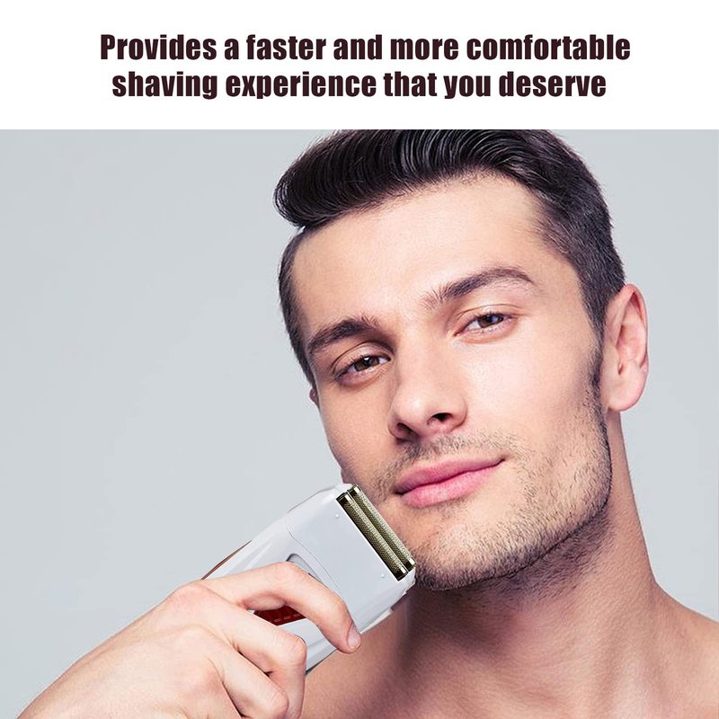VALLNEI Pro Shaver Replacement Foil and Cutters compatible with andis 17150(TS-1)/17155/17200 shaver ProFoil Lithium replacement" Silver 2 Pack