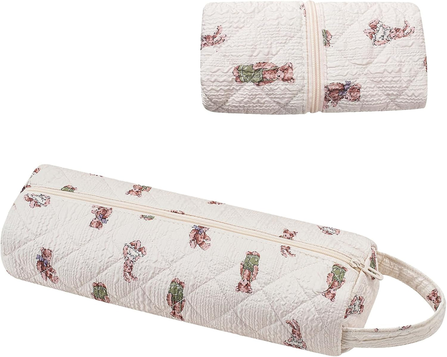 Quilted Hair Tools Travel Bag - Portable Storage Case for Shark FlexStyle & Dyson Airwrap | Leopard Print