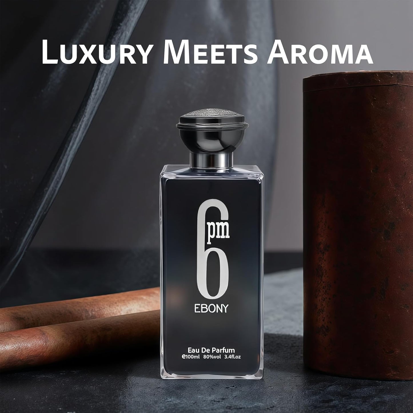 A CENTER Cologne for Men - 3.4 Fl Oz Alcohol-Free Eau de Toilette Spray | Bergamot, Amber & Vanilla Fragrance