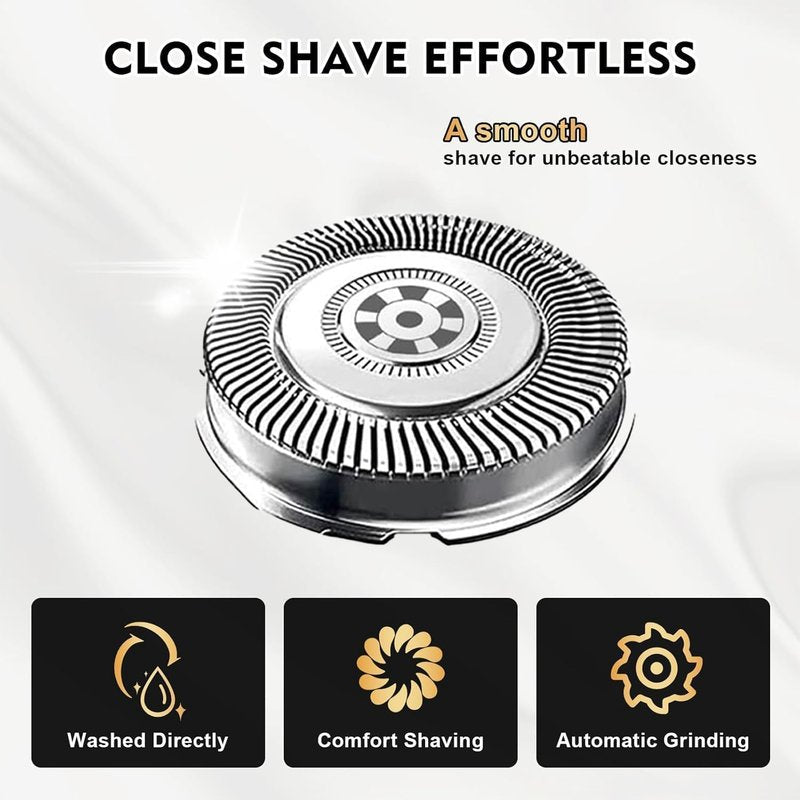 SH71/52 Upgraded Replacement Heads Compatible with Philips Norelco Series 7000 & 5000, SH71/SH70/52 Blades for Philips Shaver 7500 7530 S7311 S7370 S7371,9-Pack
