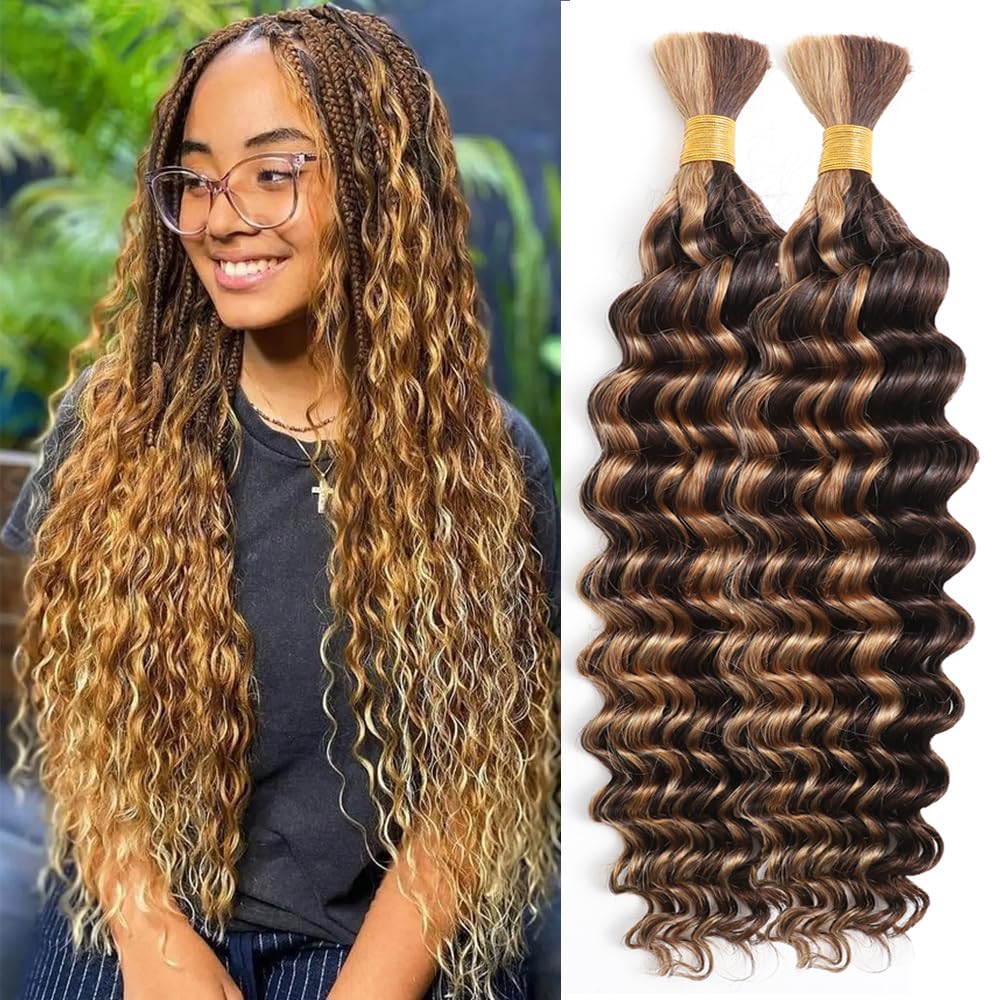 Dreadlock Extensions - 100% Human Hair, Handmade Permanent Locs | 30 Strands, 4 Inch, Can Be Dyed & Curled