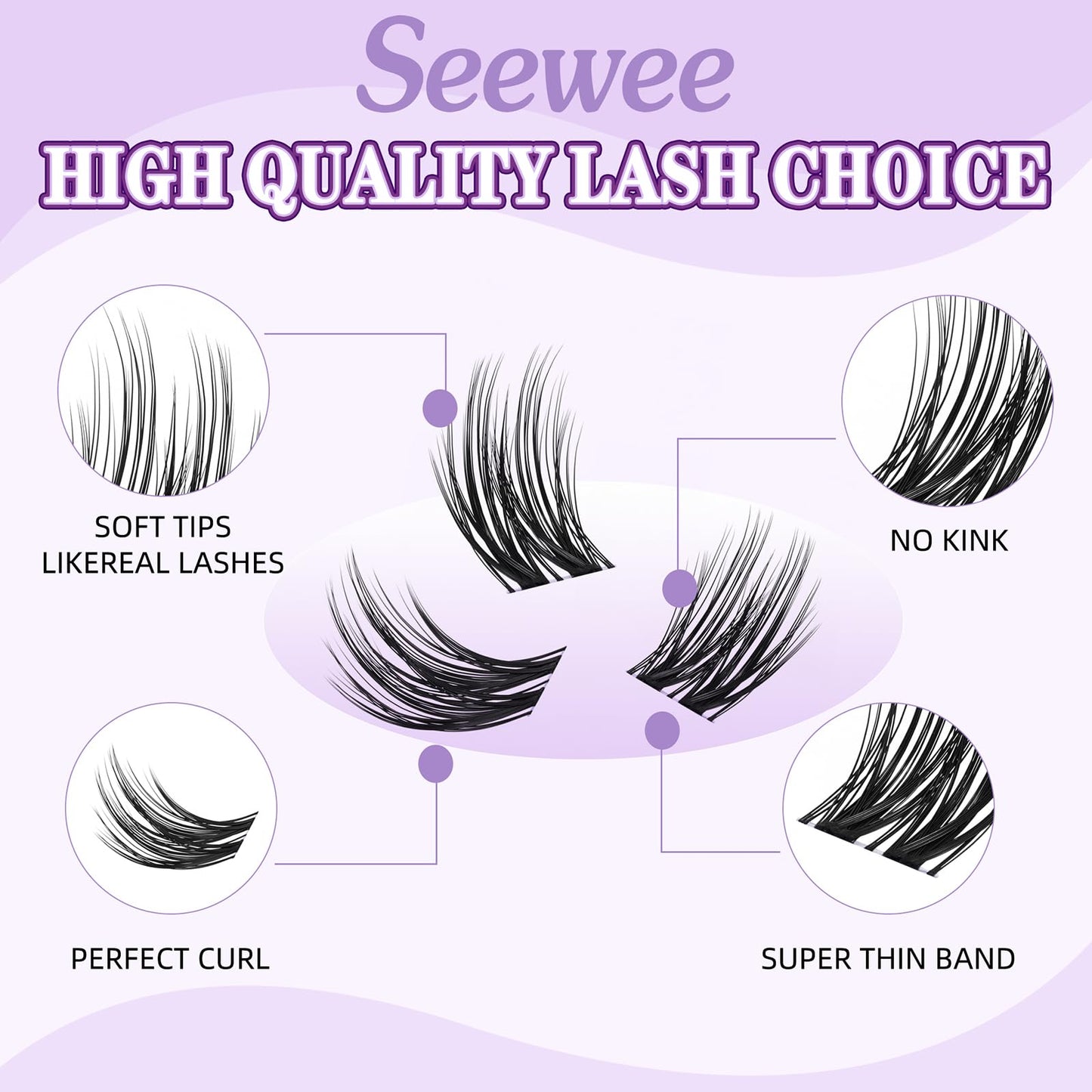 Seewee Wispy Lash Clusters