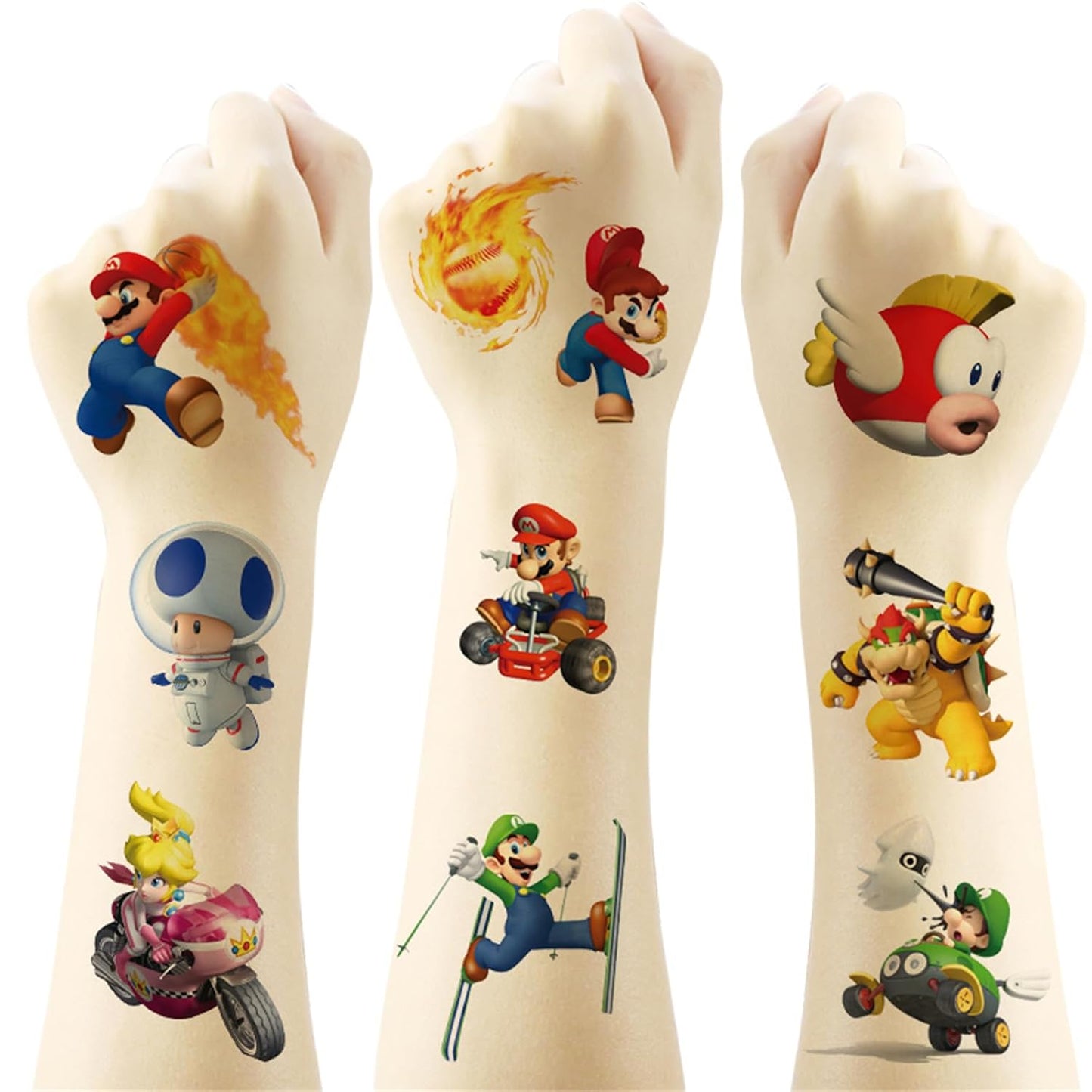 Cool Spider Temporary Tattoos - 20PCS Waterproof Cartoon Stickers for Kids | Perfect for Parties & Classroom Rewards