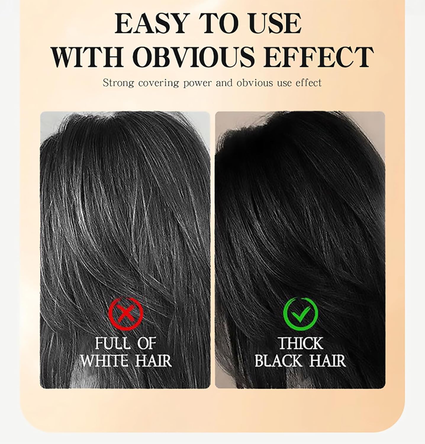 Hair Color Stick - 3 Pack Waterproof Gray Coverage | Instant Dye for Men & Women - 0.71 Fl Oz Each