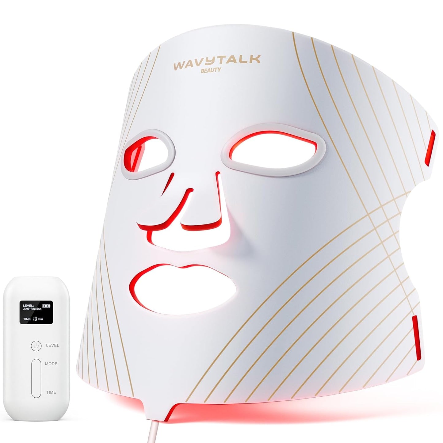 Red Light Therapy Mask for Face - LED Light Therapy for Anti-Fine Lines, Acne Treatment & Skin Rejuvenation | Multi-Color Options