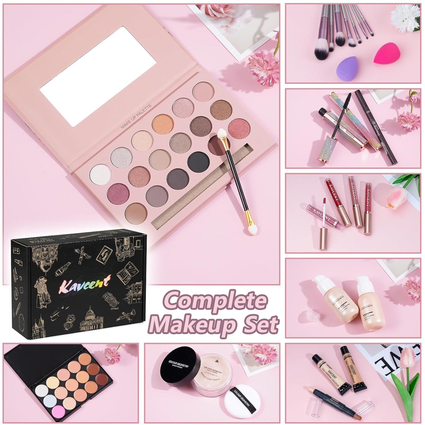 Makeup Set for Teens - Complete Makeup Kit with Eyeshadow Palette | Perfect Gift for Women and Teen Girls