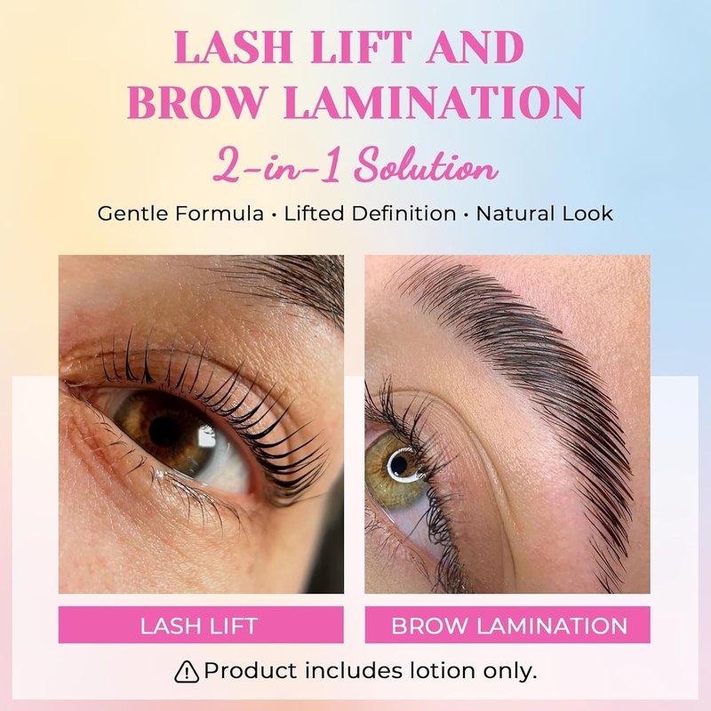 Korean Lash Lift Lotion Set - 10ml Lifting, Setting & Nutrition | Salon-Grade Brow Lamination Treatment