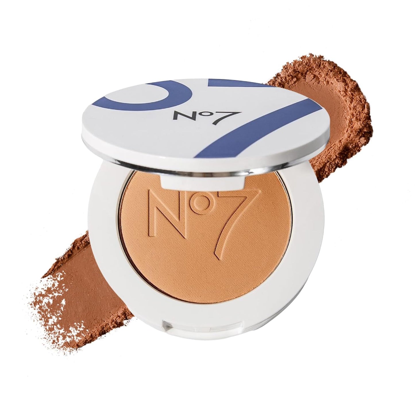 No7 Lift & Luminate Triple Action Powder - Pressed Makeup Setting Powder for Face | Reduces Fine Lines & Enhances Glow (10g)