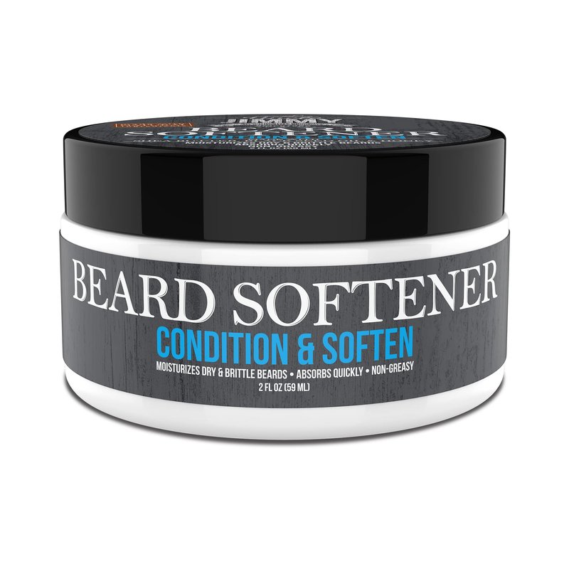 Uncle Jimmy Beard Softener, Conditioning Balm for Men | Hydrates, Smooths, Adds Shine & Tames Flyaway Hair | Made With Shea Butter, Honey 2 Fl Oz