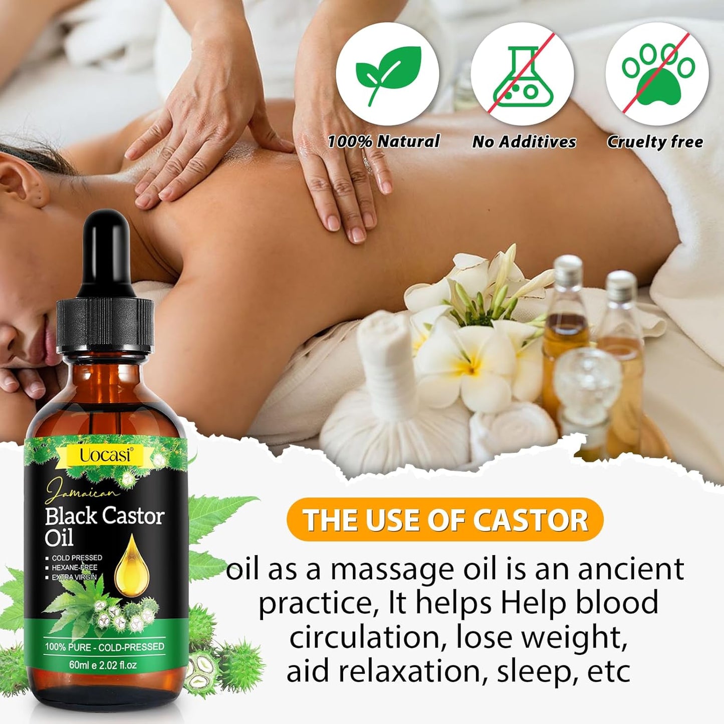 Jamaican Black Castor Oil - 100% Pure Organic Cold Pressed | Hair Growth, Eyebrow Nourishment & Skin Hydration