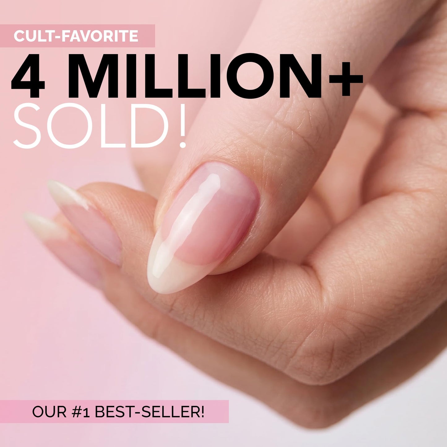 Perfect Formula Pink Gel Coat – Rosey Glow Nail Strengthener & Keratin Treatment, 0.6 oz - Protein-Rich, Glossy Pink Gel Nail Polish for Damaged Nails | Supports Growth & Repair
