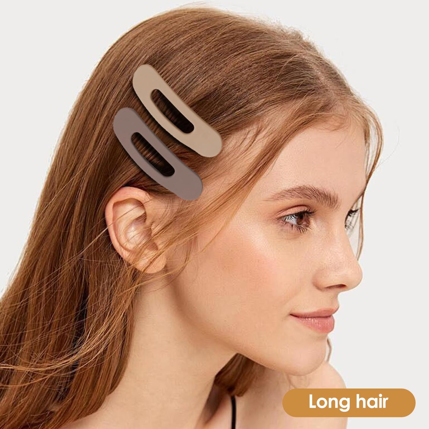 Small Flat Hair Clips for Women Lay Clips for Thin Hair Accessories 8Pcs