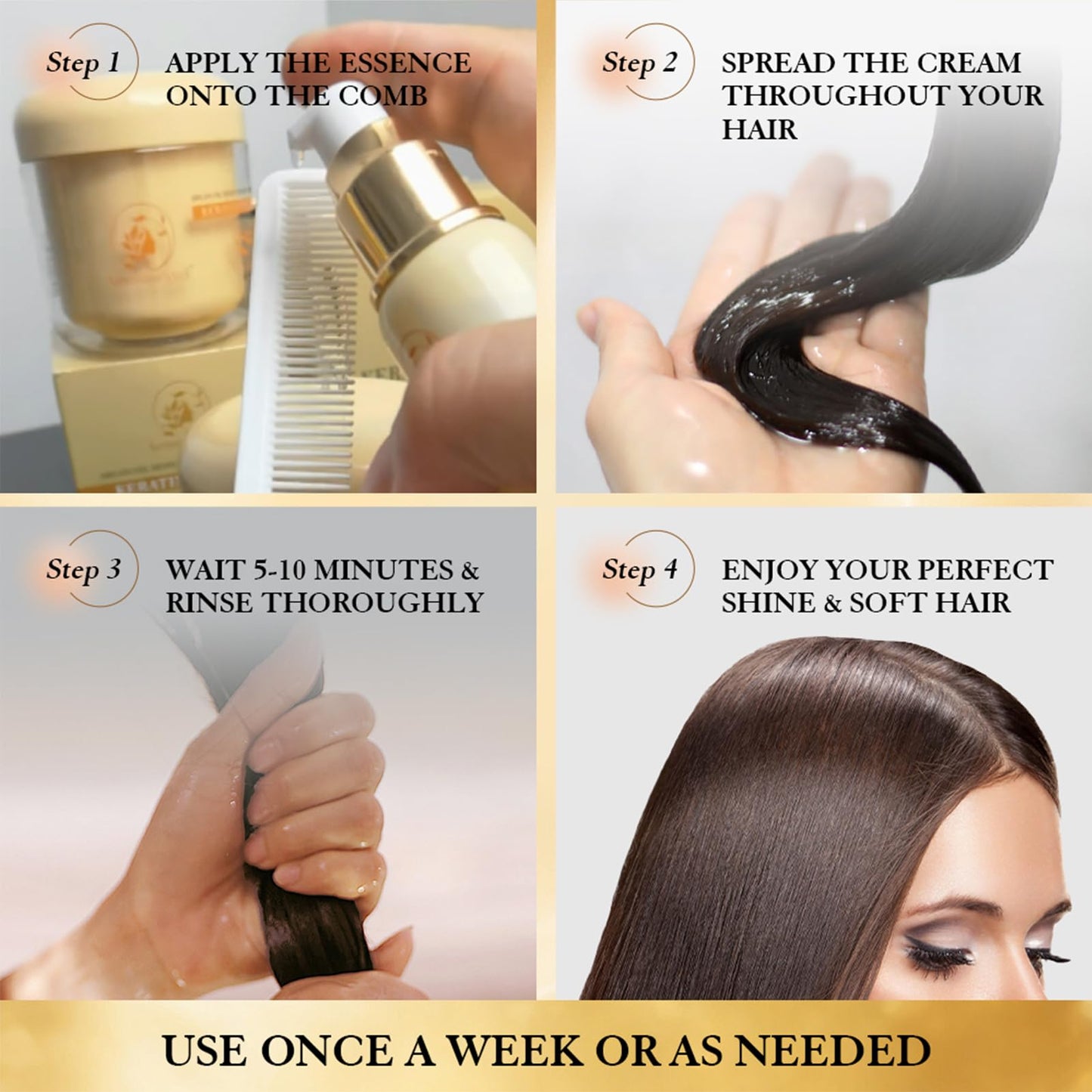 Aomimegel Argan Hair Oil Hair Serum Cold Pressed Weightless Argan Oil Hair Treatment for Dry Damaged Hair 2 floz