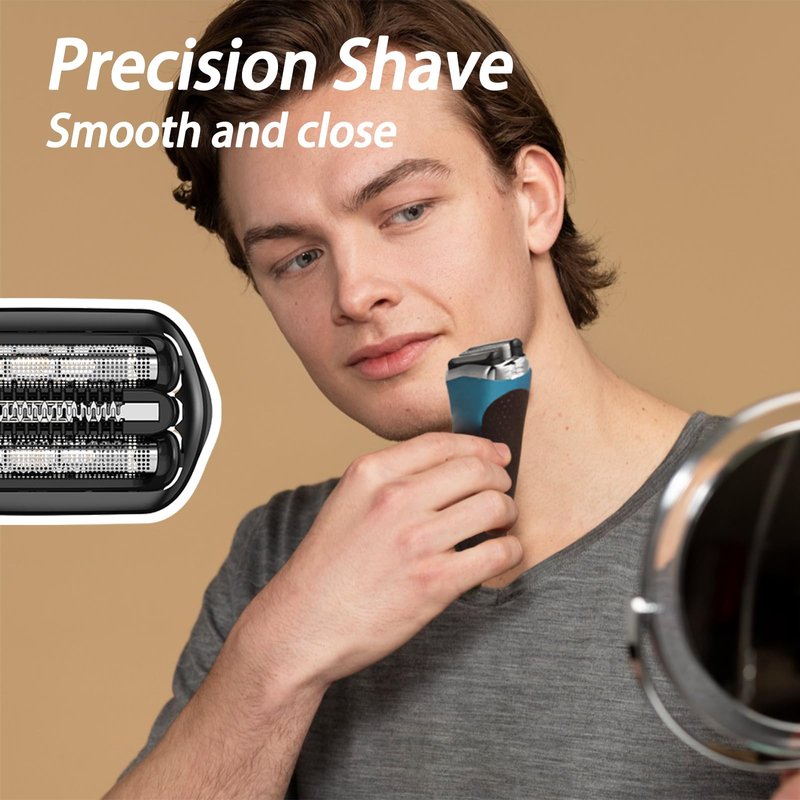 GORLENT 2 Pcs Series 3 Pro Replacement Head for Branus All S3 Shavers 3040s 3010s 310s 3000s 3050cc 3080s, Foil and Cutter Blades for a Close and Smooth Shaving Experience