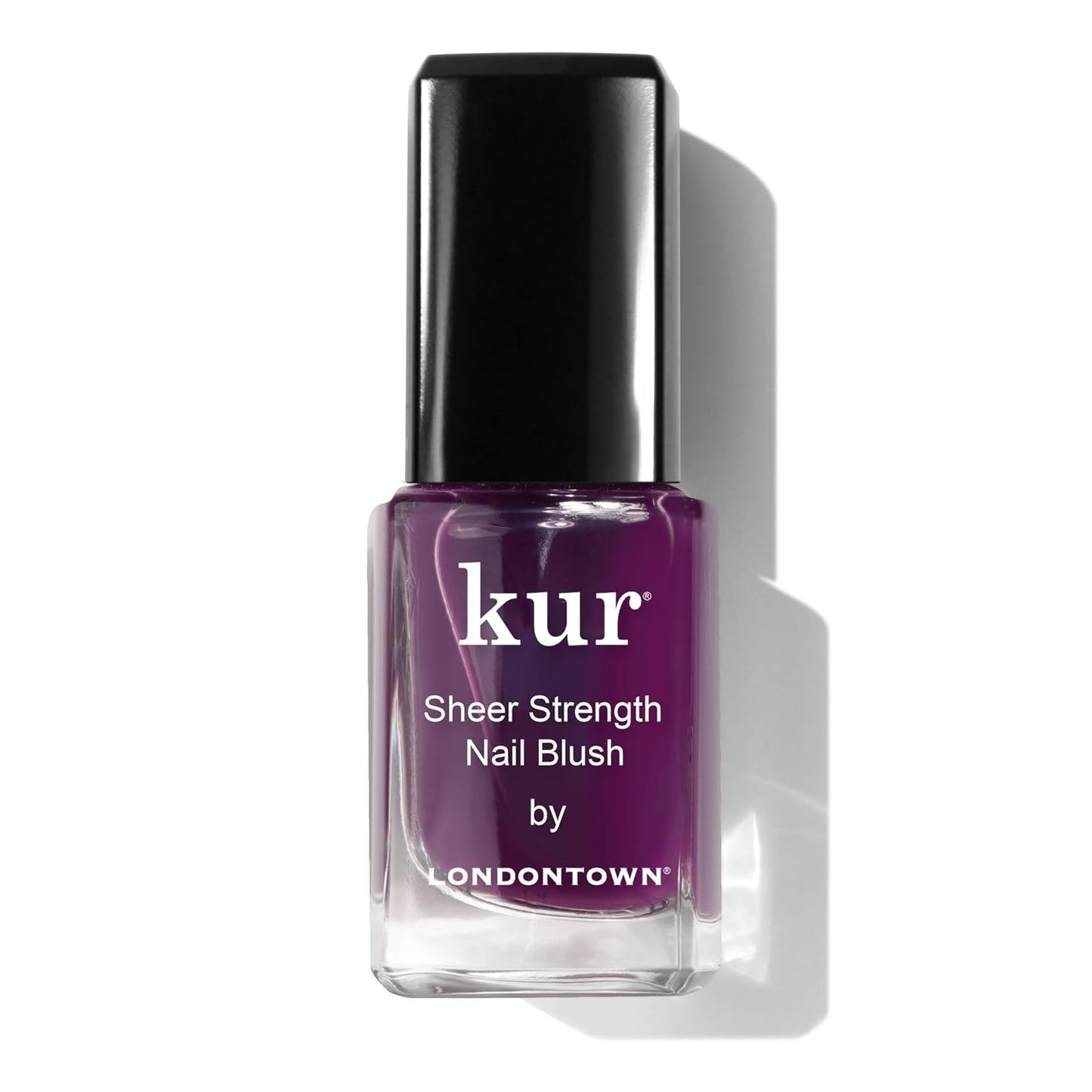 LONDONTOWN Sheer Strength Nail Blush - 2-in-1 Tinted Nail Hardener & Strengthening Treatment | Jelly Finish