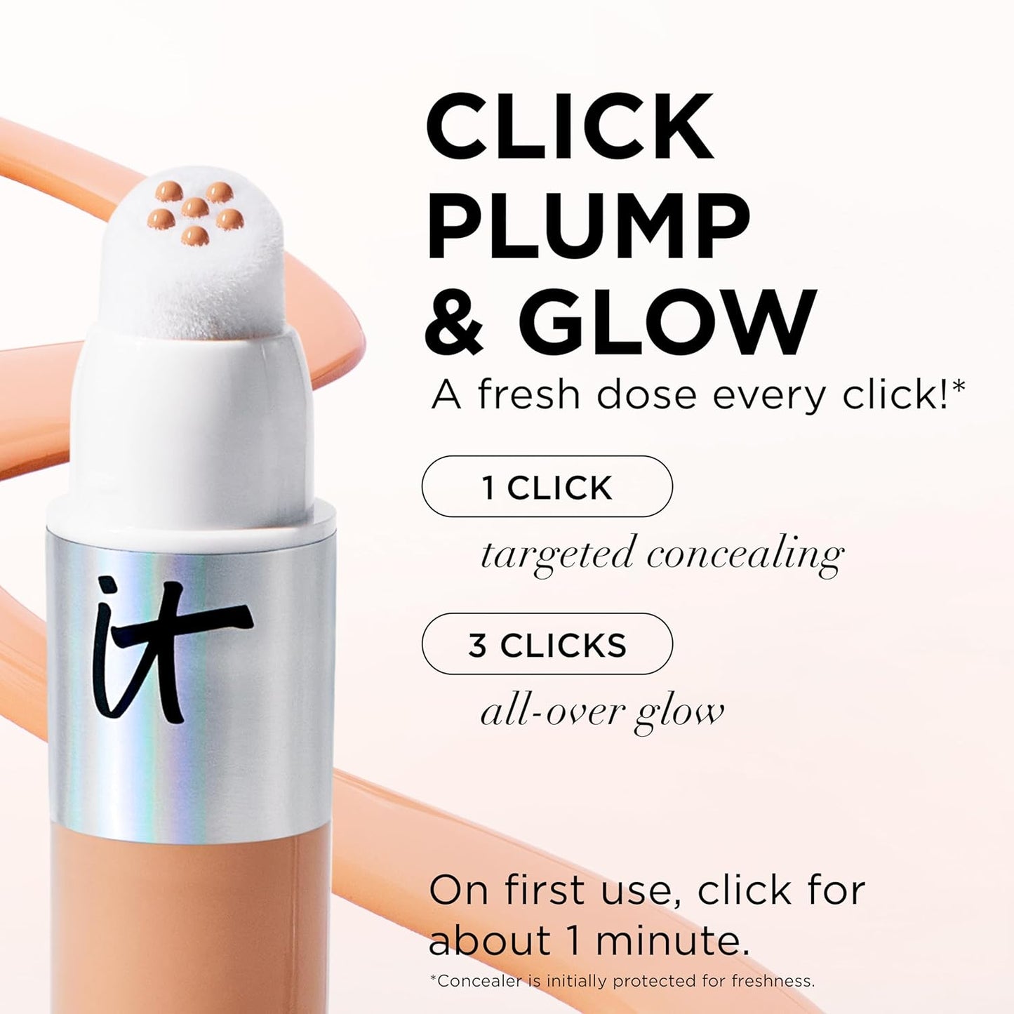 IT Cosmetics Radiant Concealer - Hydrating & Brightening Formula | Creaseless Medium Coverage, 0.2 Fl Oz