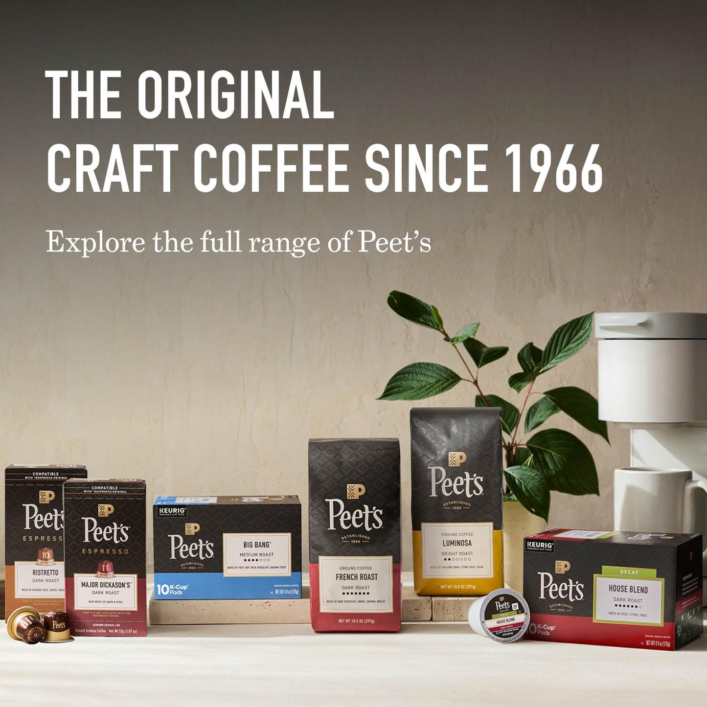 Peet's Coffee Dark Roast K-Cup Pods - Major Dickason's Blend | 75 Count 100% Arabica Coffee