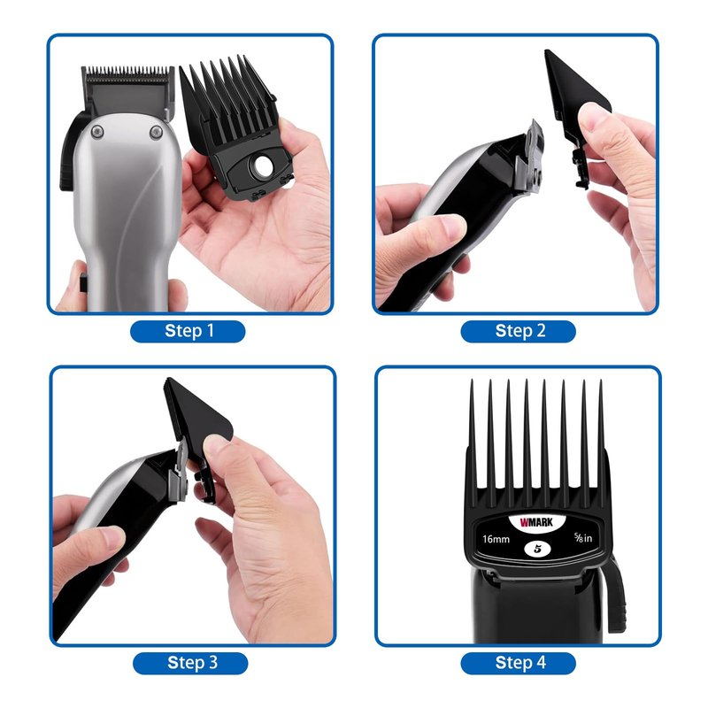 Durable Clipper Magnetic Clipper Guards Compatible with Walh and Surker Hair Clippers 8 Cutting Lengths 8 Pcs