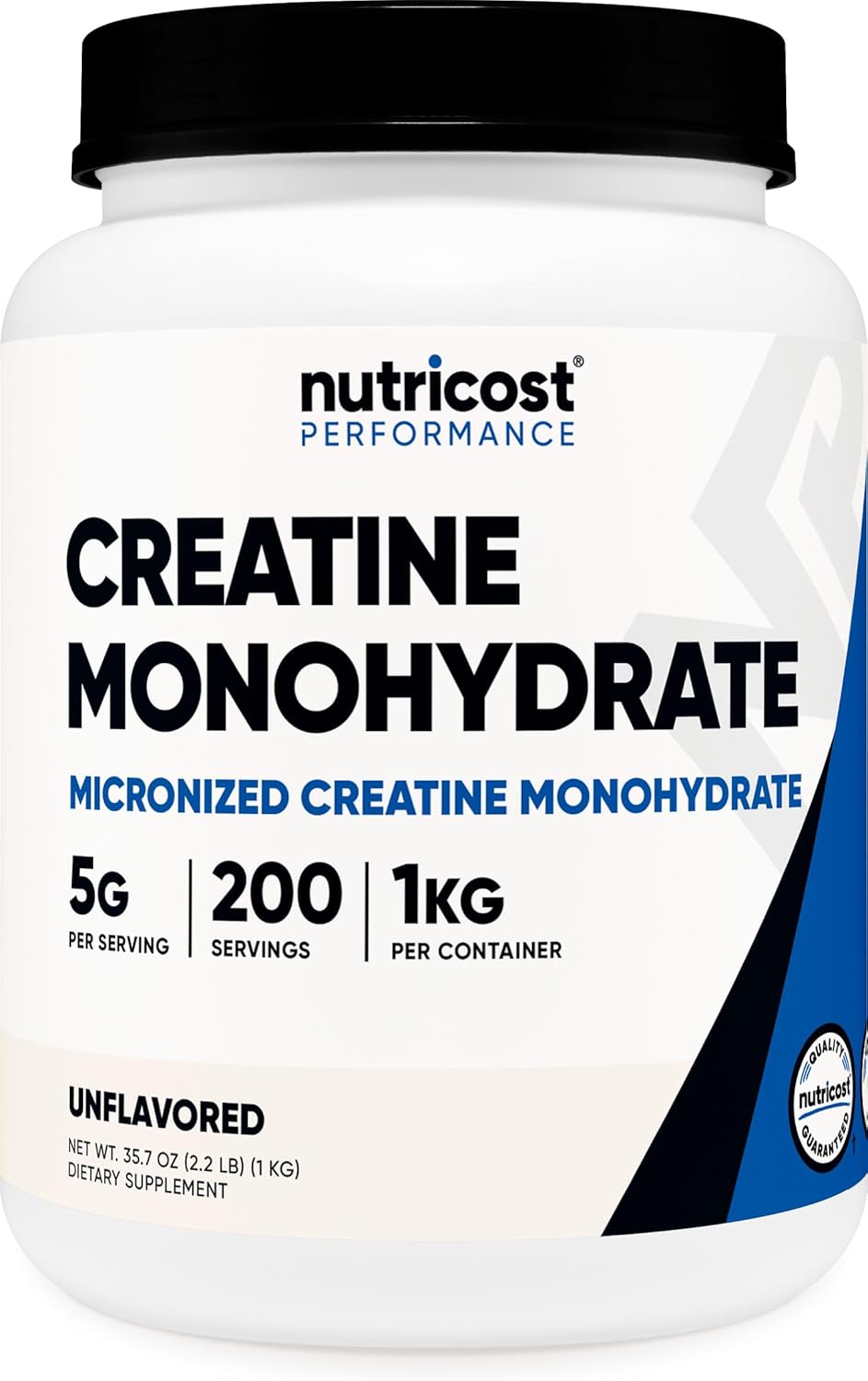 Creatine Monohydrate Micronized Powder - 5000mg Per Serving | 500g (17.9 Oz) - 100 Servings